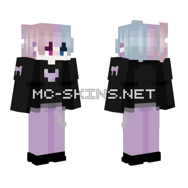 It Was Only Just A Dream Minecraft skin, front and back