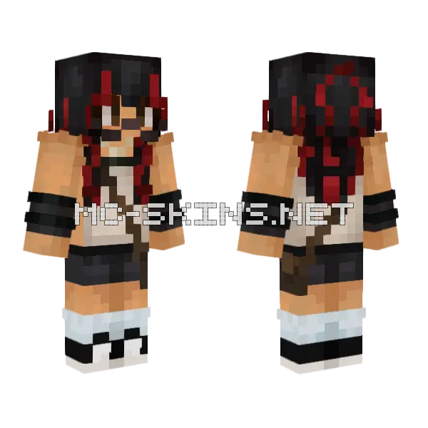 It Zynnii TT Minecraft skin, front and back