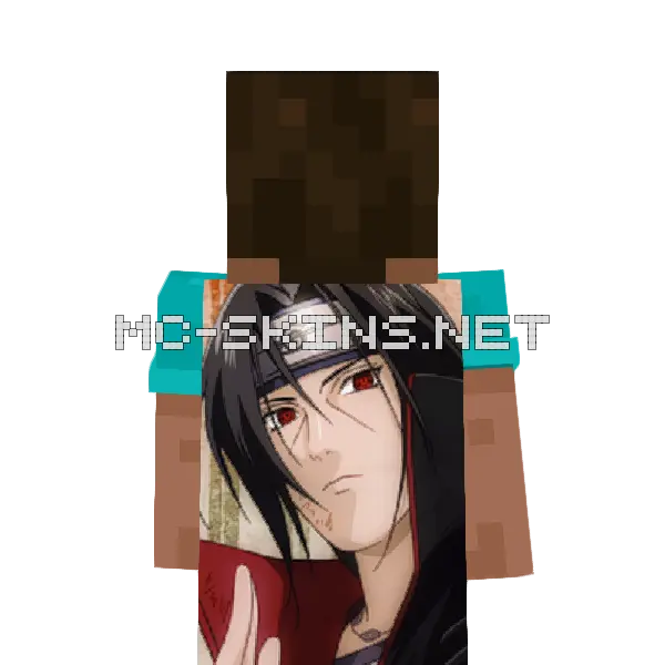 Itachi Uchiha cape, outside and lining