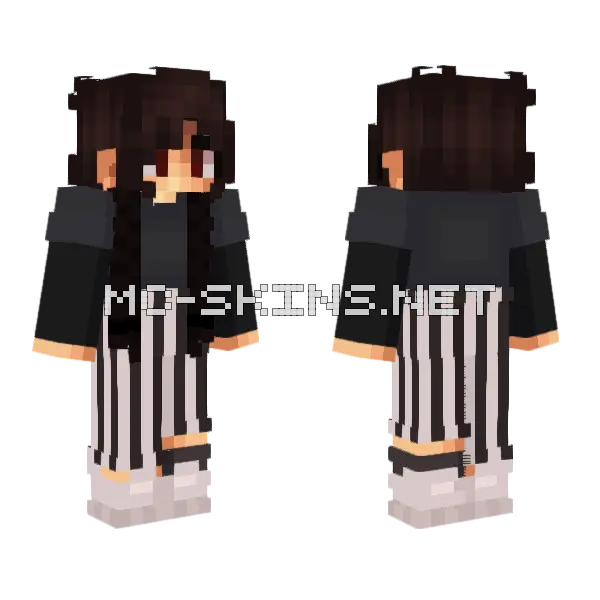 It's Finished Minecraft skin, front and back
