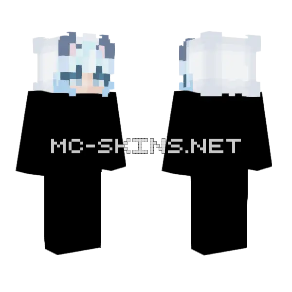 It's My Birthday Minecraft skin, front and back