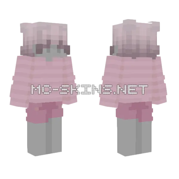 It's Time To Go Beyond Minecraft skin, front and back