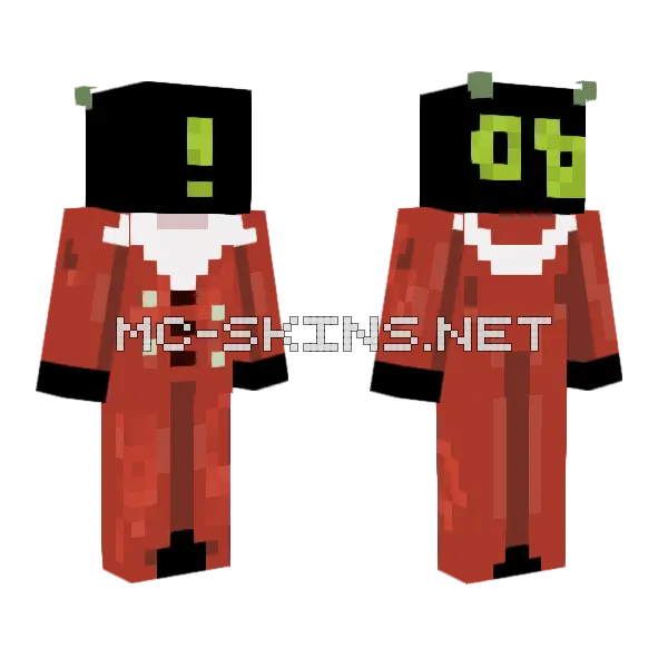Its Timeeee Outfit Base Version Minecraft skin, front and back