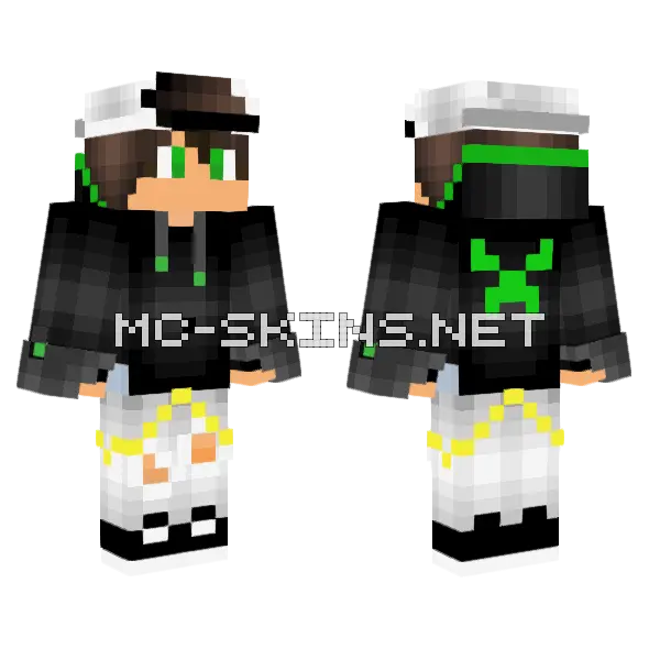 itzadriancz Minecraft skin, front and back