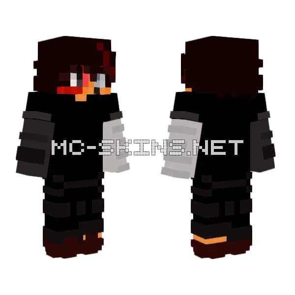 Itznathenplayz Minecraft skin, front and back