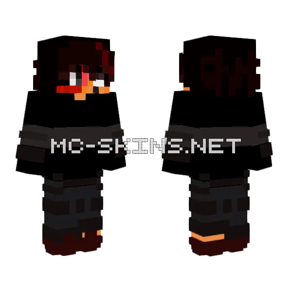 Itznathenplayz Boy Skin Minecraft skin, front and back