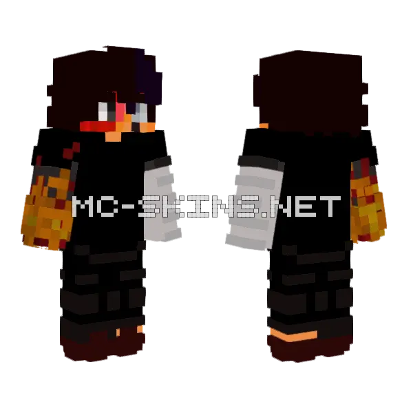 itznathenplayzmcc Minecraft skin, front and back