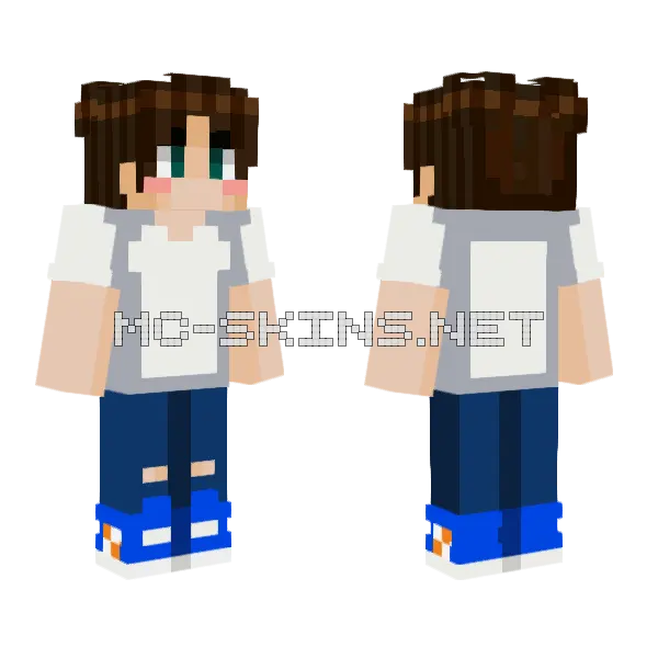 Itzyaboisolarr Spring Cosmetic Reloaded Minecraft skin, front and back