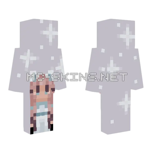 Itzzjinxx Gift Minecraft skin, front and back