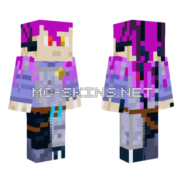 Ivice Chief Of Police Minecraft skin, front and back