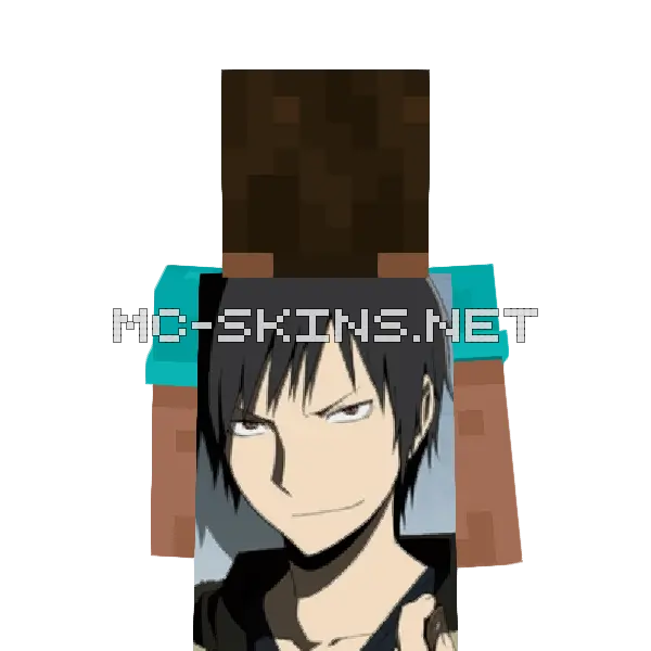 Izaya Orihara cape, outside and lining