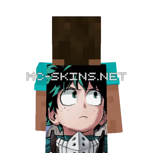 Izuku Midoriya cape, outside and lining