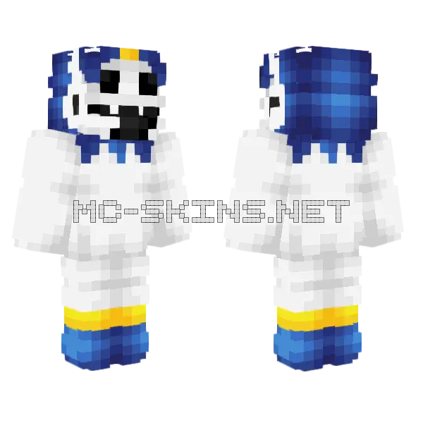 Jack Frost Gaming Minecraft skin, front and back
