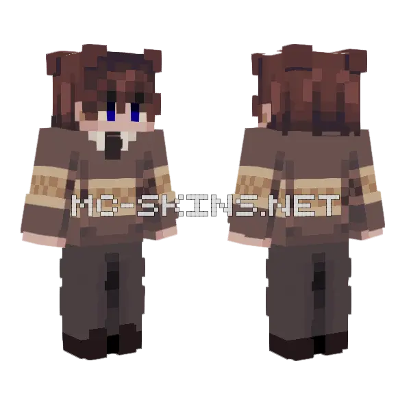 Jack Jasper Minecraft skin, front and back