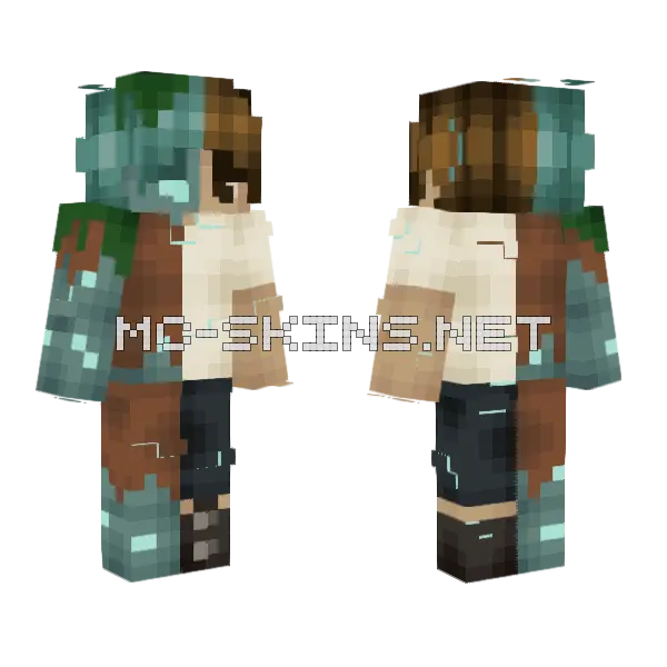 Jack THSOM Series Minecraft skin, front and back