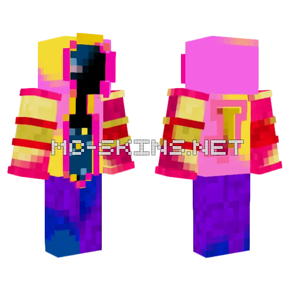 Jackery Skin Minecraft skin, front and back