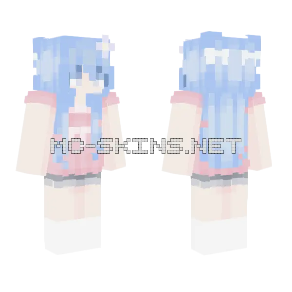 Jackie Jones Minecraft skin, front and back