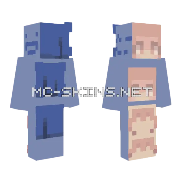 Jacob's Skinning Lesson Minecraft skin, front and back