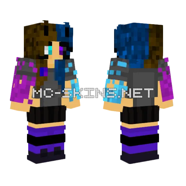 Jade Nichole Minecraft skin, front and back