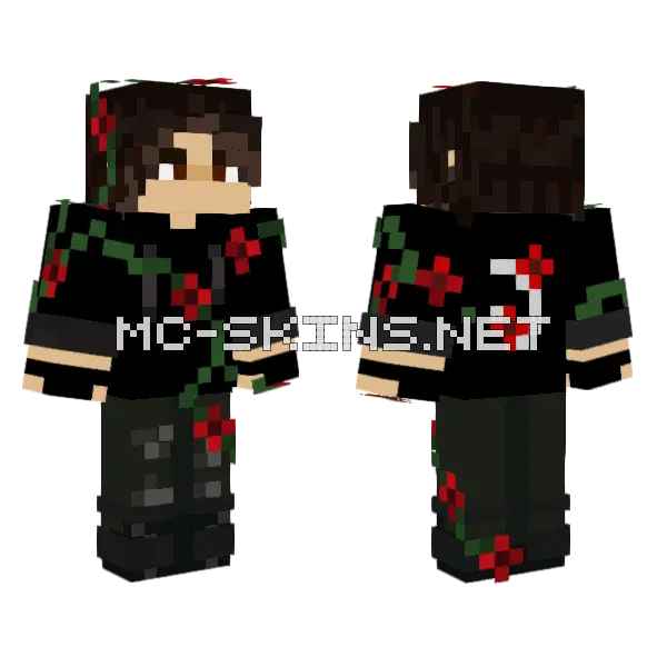 Jaded Skin Minecraft skin, front and back