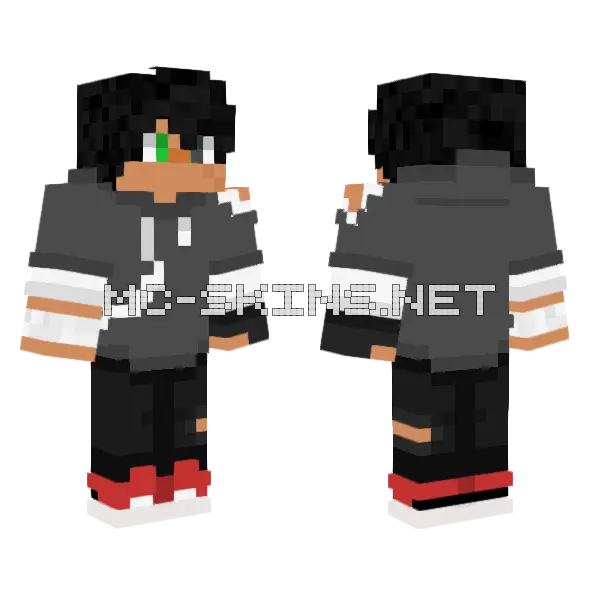 Jaden Minecraft skin, front and back