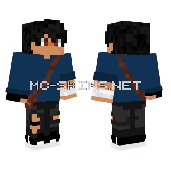 Jaden Minecraft skin, front and back
