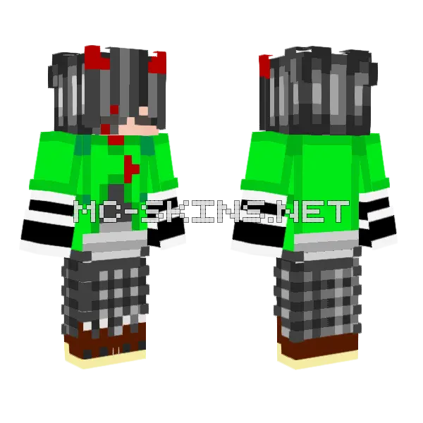 Jahatgames Skin Minecraft skin, front and back