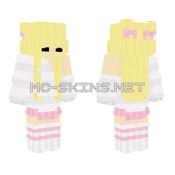 Jajaja Minecraft skin, front and back