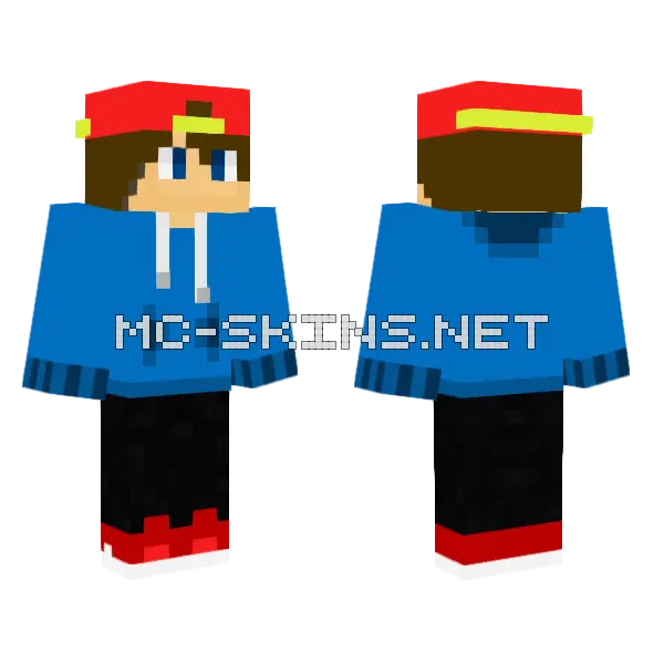 Jake Minecraft skin, front and back