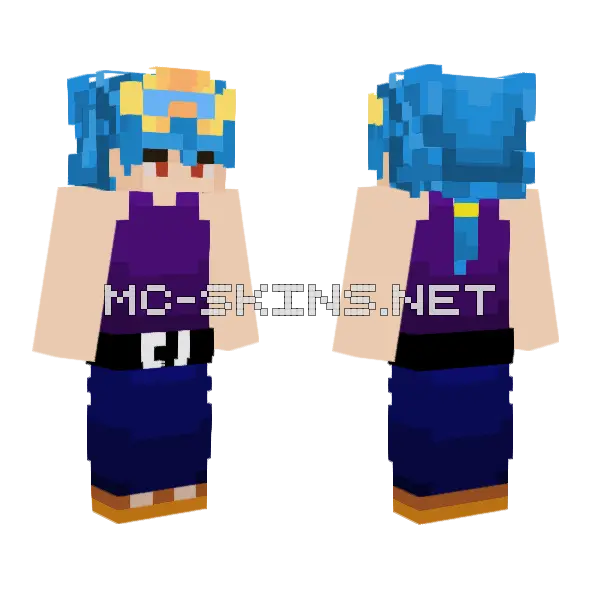 Jake Nico Minecraft skin, front and back