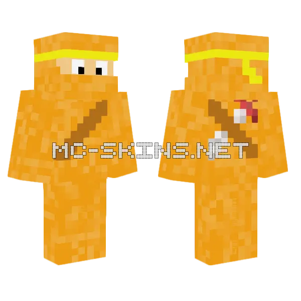 Jalla Minecraft skin, front and back