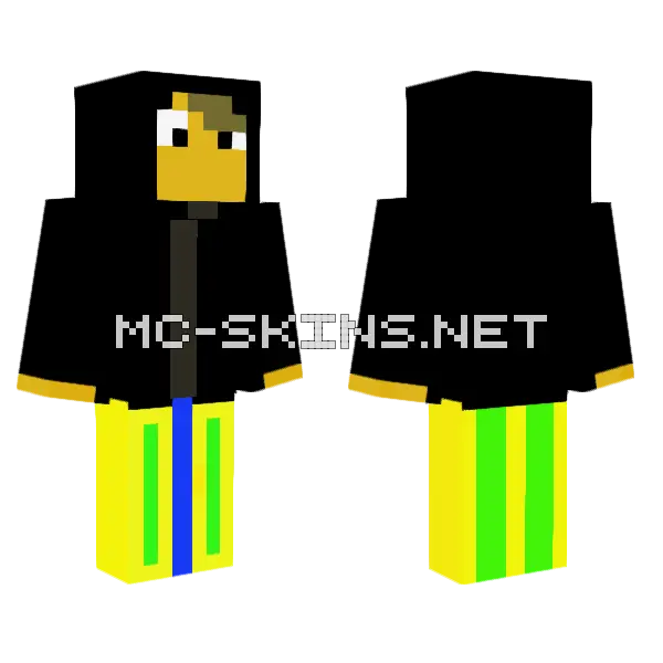 James Minecraft skin, front and back