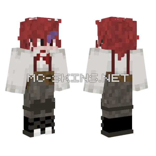 James Minecraft skin, front and back