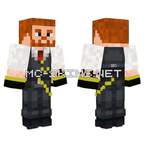James Colt Minecraft skin, front and back