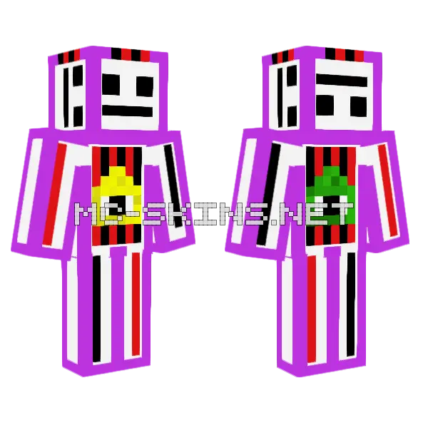 Jamey Just Jamey Minecraft skin, front and back