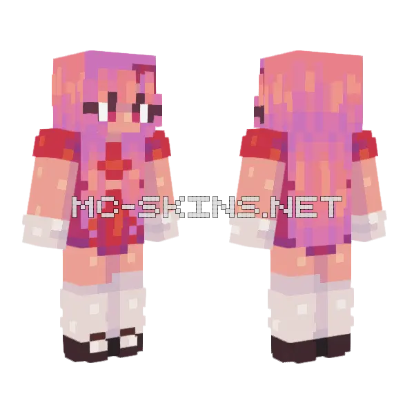 Jammers Collab Minecraft skin, front and back