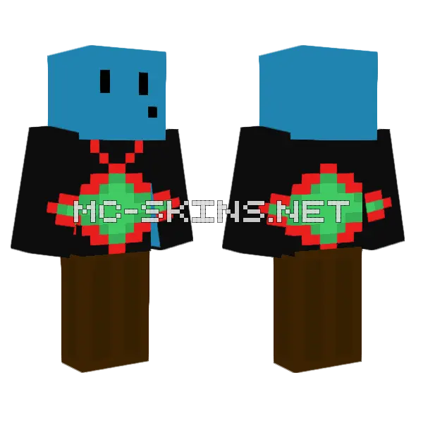 Jannis Minecraft skin, front and back