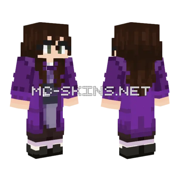 Japan Avirya Minecraft skin, front and back
