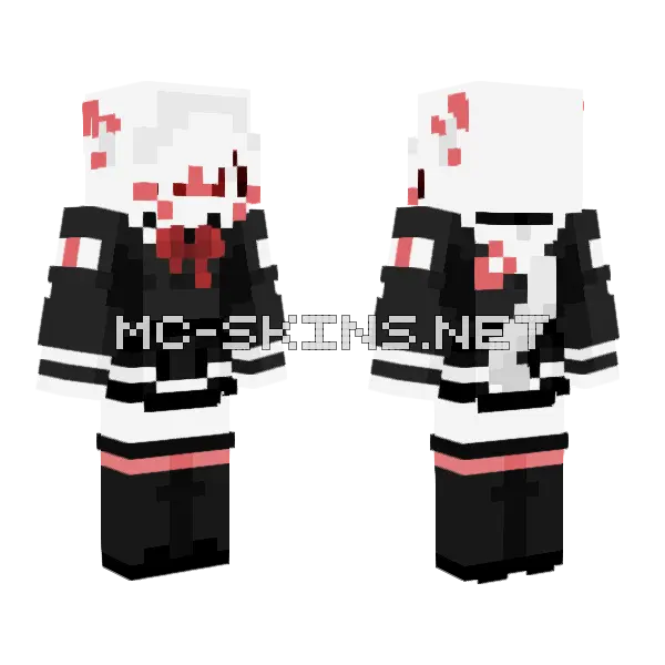 Japan Redesign Minecraft skin, front and back