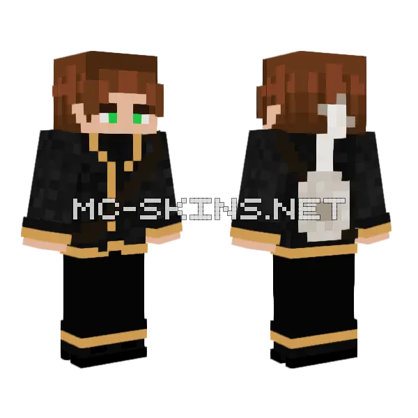 Jaque Carnys Suit Edition Minecraft skin, front and back
