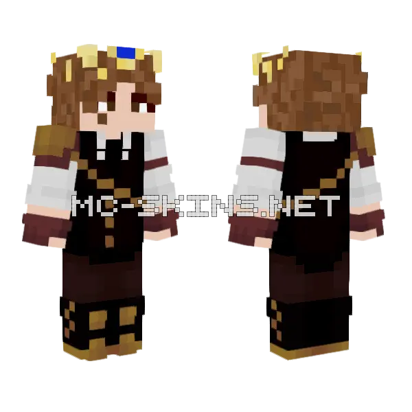 Jarencesu Minecraft skin, front and back