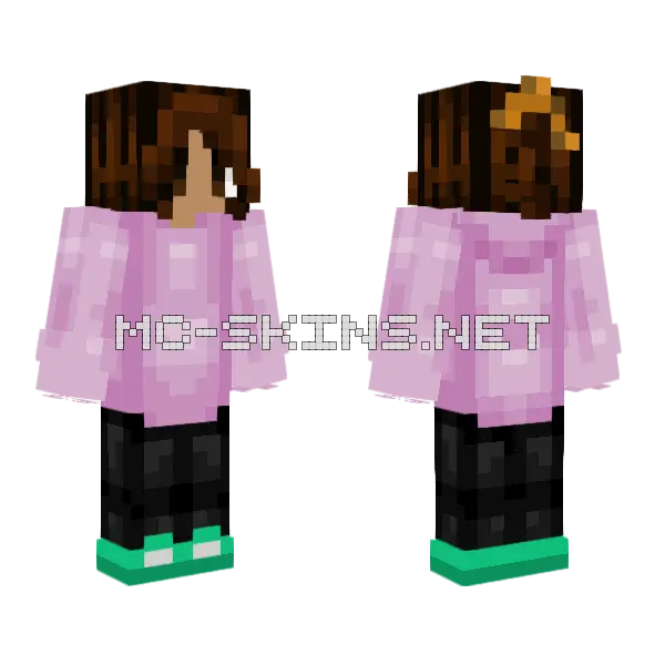 Jasmine Minecraft skin, front and back