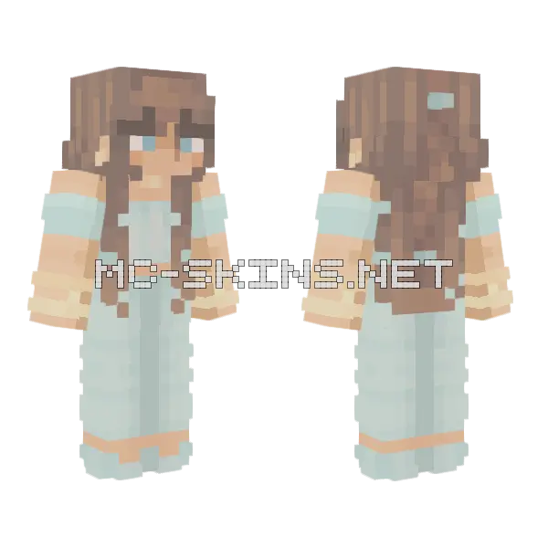 Jasmine Minecraft skin, front and back