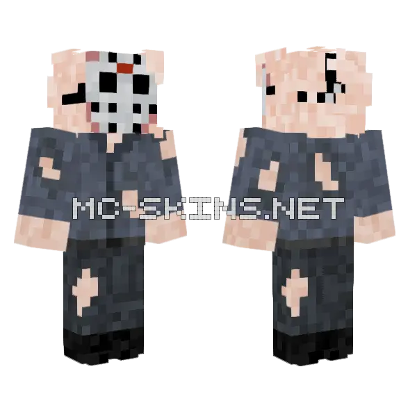 Jason Voorhees Part 9 Minecraft skin, front and back