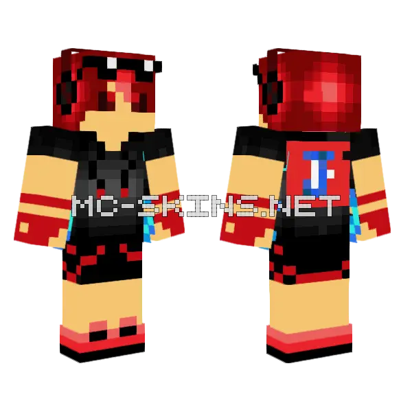 Javiersg09 Exe Normal Minecraft skin, front and back