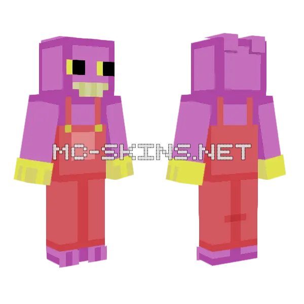 Jax 2 0 Minecraft skin, front and back