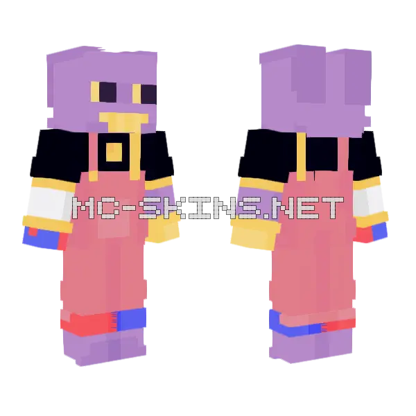 Jax Code Minecraft skin, front and back