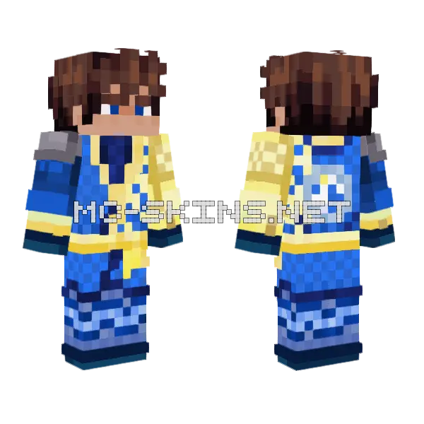 Jay Evo Minecraft skin, front and back