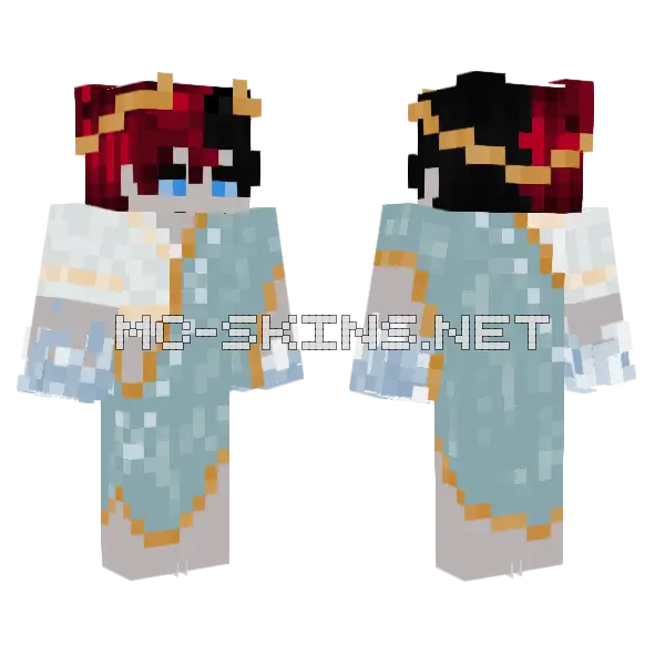 Jay God Minecraft skin, front and back