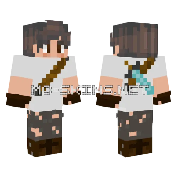 Jay Medieval Minecraft skin, front and back